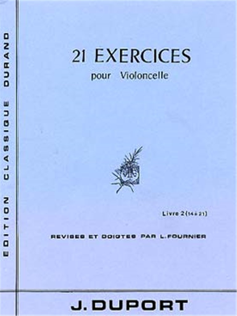 Vingt Et Un Exercices (21) Vol 2 Violoncelle